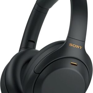 Sony WH-1000XM4 Wireless Premium Noise Canceling Overhead Headphones with Mic for Phone-Call and Alexa Voice Control, Black WH1000XM4